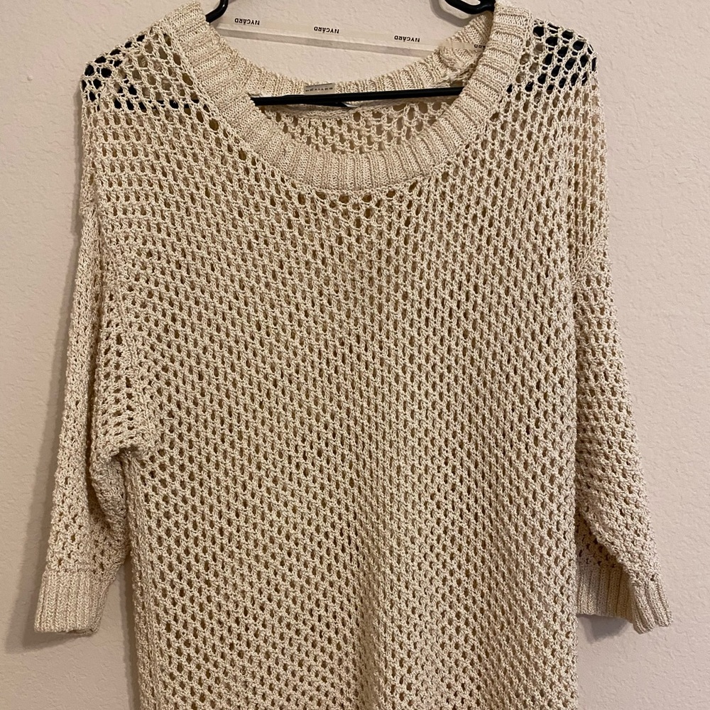 Knit gold sweater
